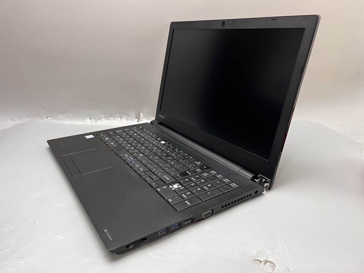 *1 jpy start * no. 8 generation * Toshiba dynabook B65/M Core i5 8350U 8GB SSD256GB* current delivery *OS less *BIOS start-up till. operation verification *KB loss other *