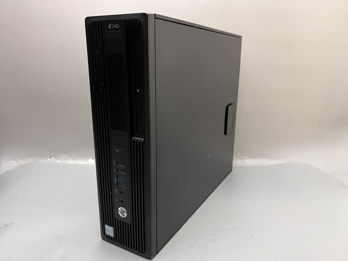 ★1円スタート★HP Z240 SFF Xeon E3-1270 v5 32GB SSD新品256GB Win10 Pro★NVIDIA Quadro K620 搭載★_画像1