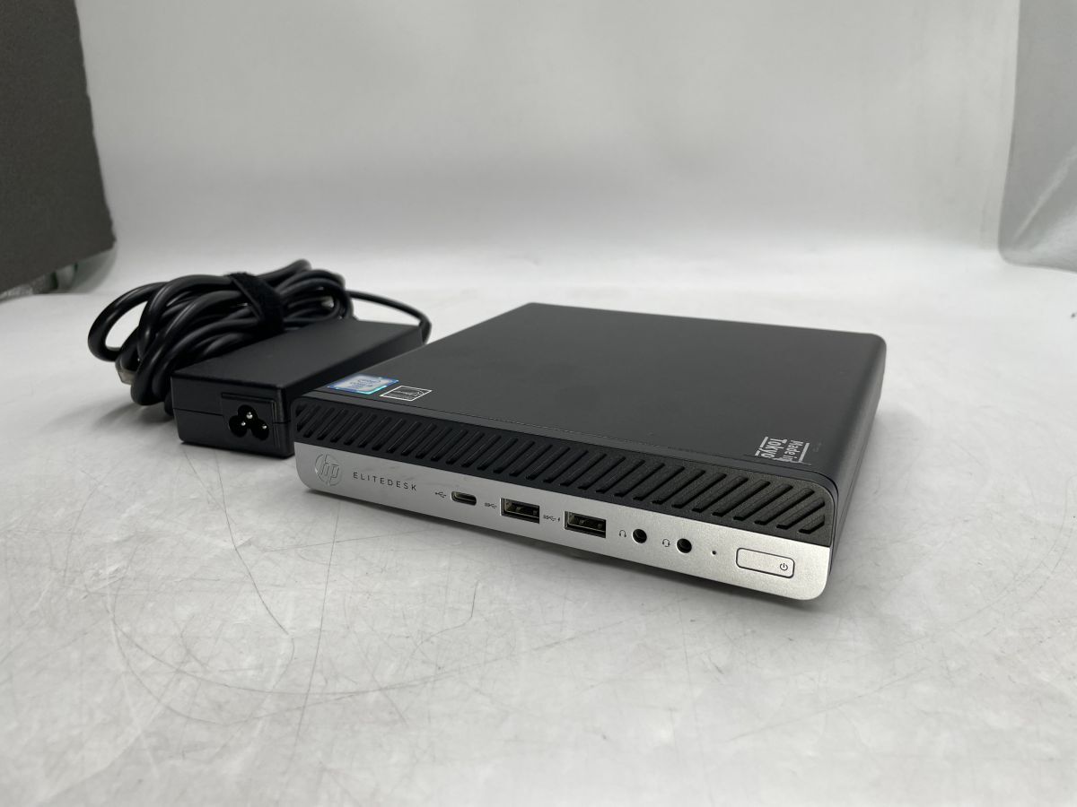 ★1円スタート★第6世代★HP EliteDesk 800 G3 Mini 35W Core i5 6500T 8GB 500GB★現状引き渡し★OS無★BIOS起動までの動作確認★AC付★_画像1