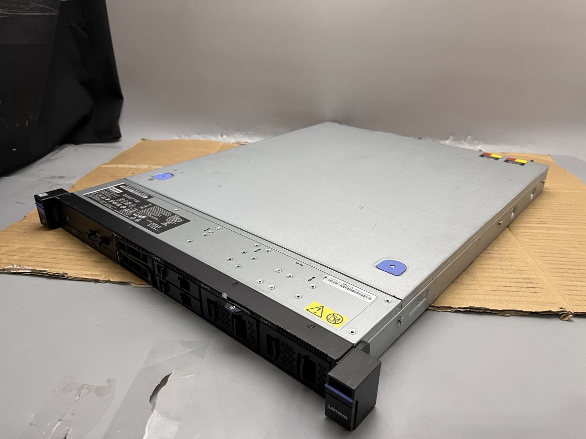 ★1円スタート★Lenovo System x3250 M6 Xeon E3-1230 V5 8GB★現状引渡★ストレージ/OS無★通電のみ確認★BIOSパスワードありの画像1