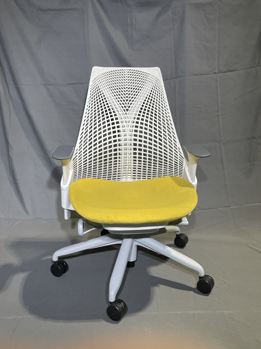 ★HermanMiller★ハーマンミラー セイルチェア ミドルバック 肘付 モデル：AS1YA22HA★現状引き渡し★_画像1