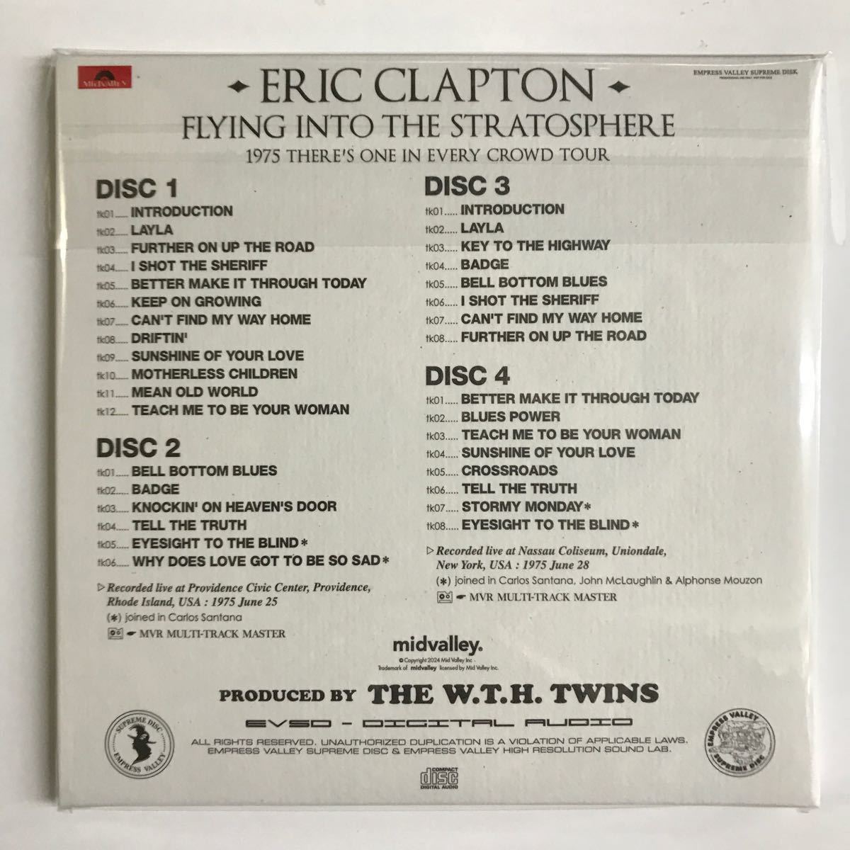 ERIC CLAPTON / FLYING INTO THE STRATOSPHERE 「プロビデンスの来訪者」4CD＋5CD 200セット限定品！必携です！の画像4