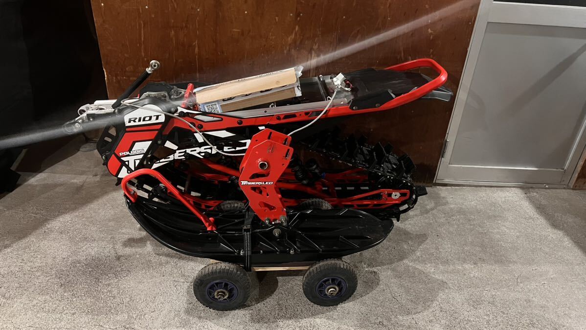 スノーバイクキャタセット ライオット120 Polaris2019 スノーモービルの画像2