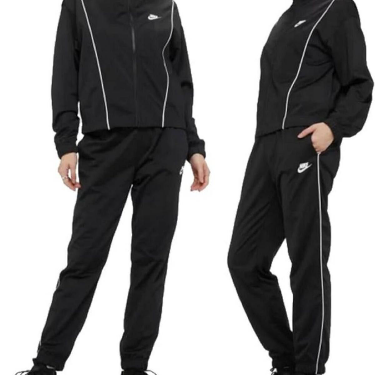 定価11330円新品(L)ナイキ NIKE 黒ジャージ上下セット/セットアップ/スタンダードフィット トレーニングウェア