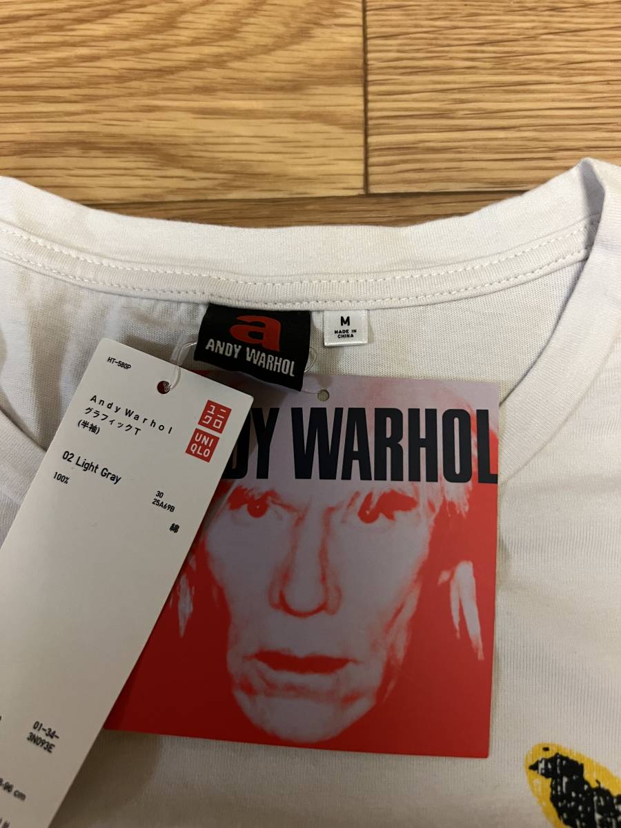 【未使用タグ付】ユニクロ UT VELVET UNDERGRAOUND & NICO アンディウォーホル バナナ Tシャツ UNIQLO Andy Warhol 洋楽 ロック_画像2