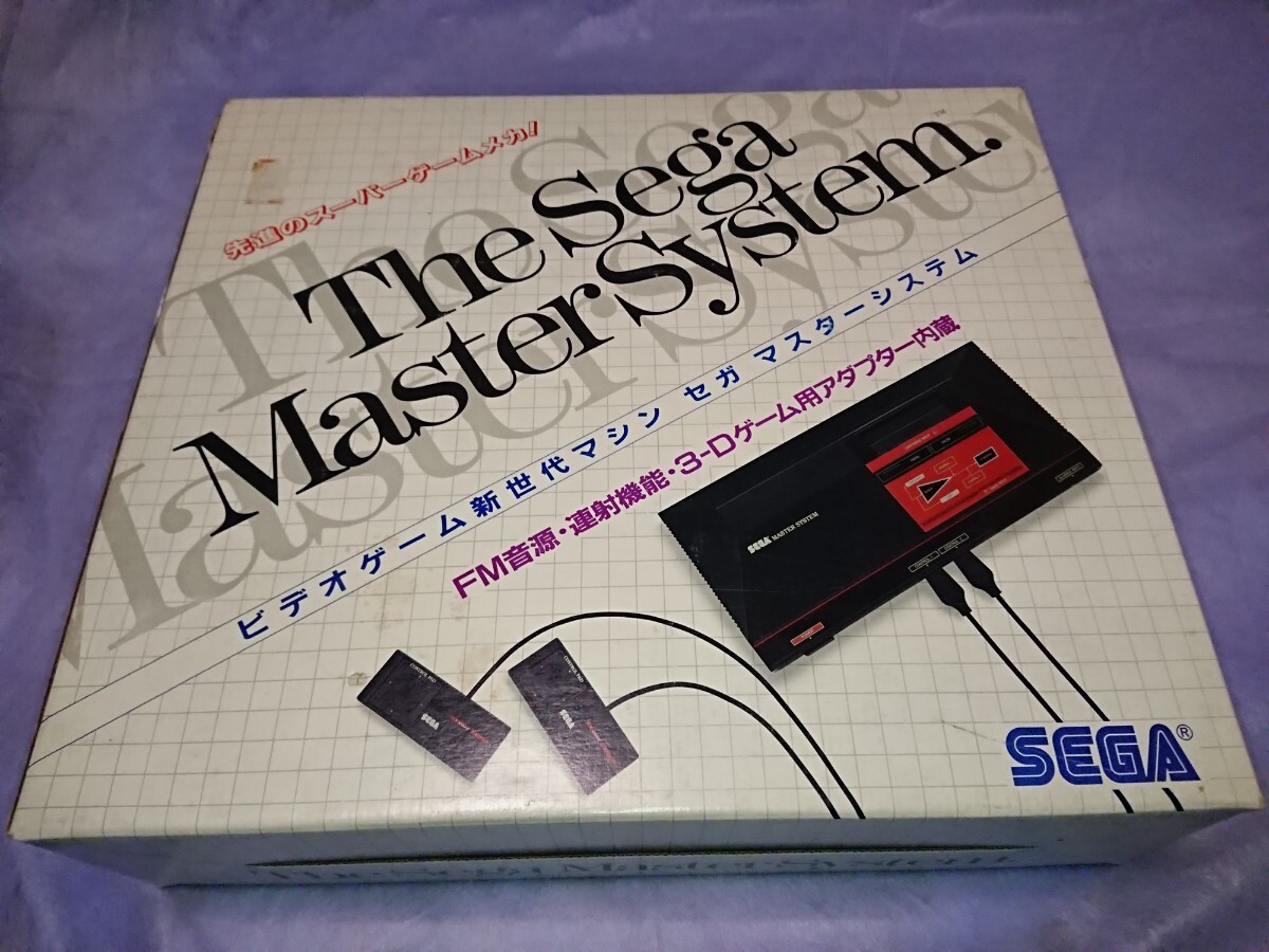 美品 未使用 セガ マスターシステム THE SEGA MASTER SYSTEM 本体 MK-2000 + モノラルAVケーブルの画像1