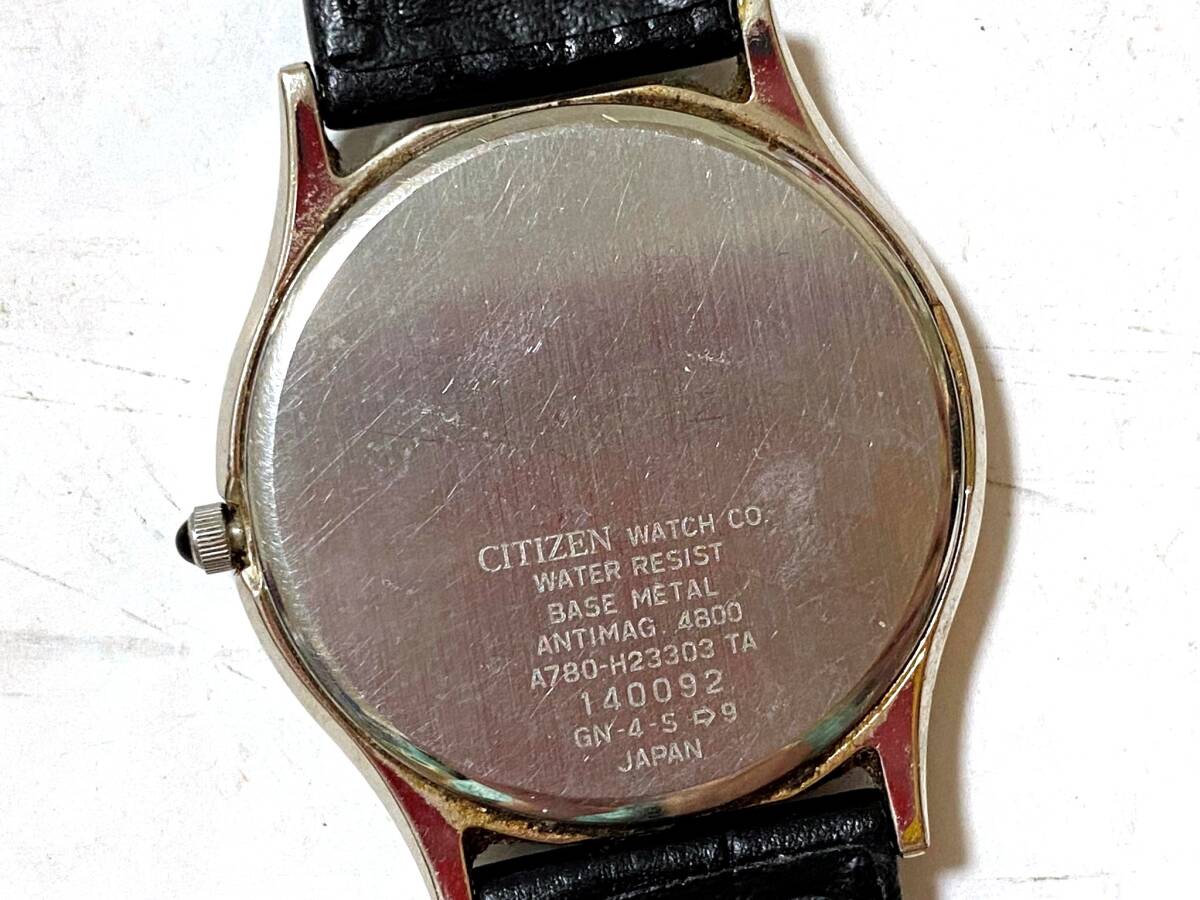 CITIZEN EXCEED Eco-Drive A780-H23303 TA シチズン エクシード エコドライブ メンズ 時計 紳士 腕時計 日本製/ビンテージ レトロ 雑貨/QHの画像7