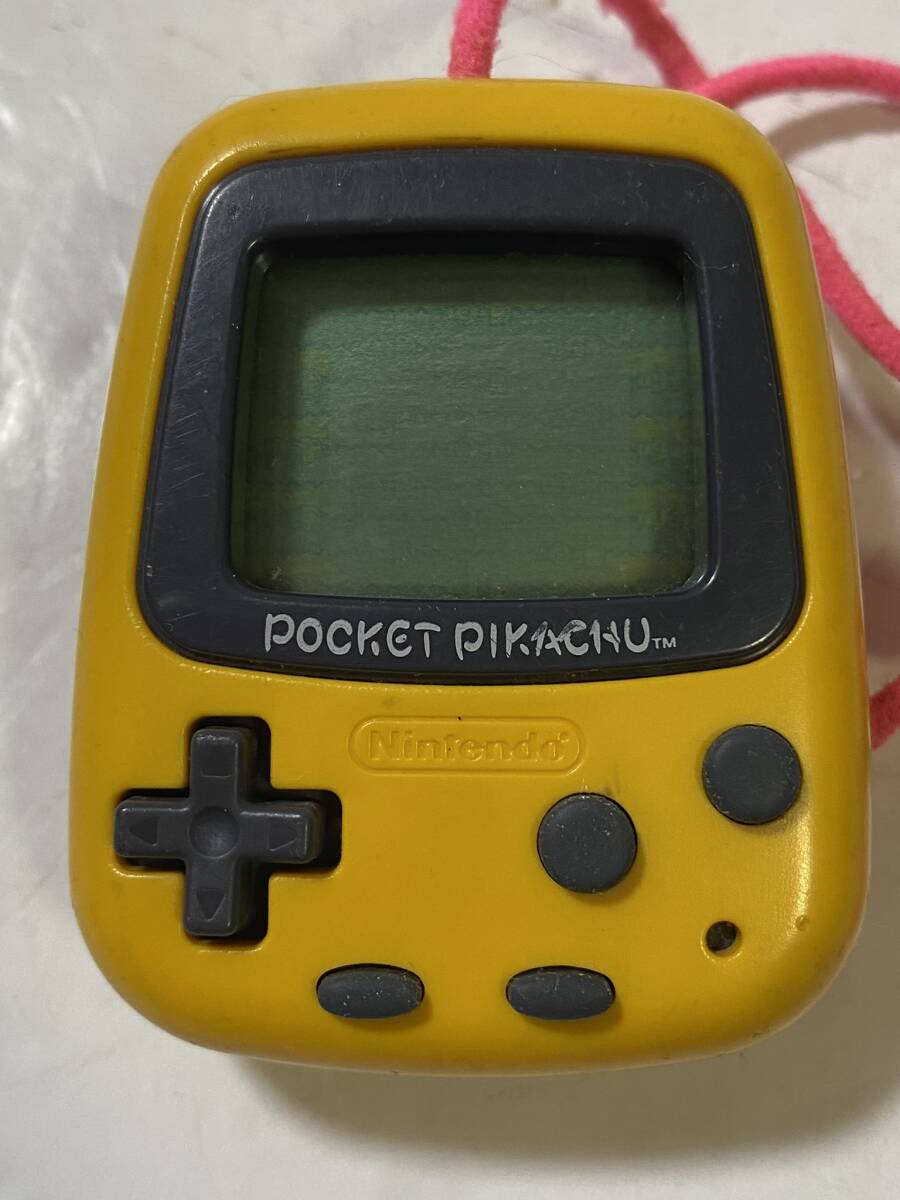 1998年 Nintendo POCKET PIKACHU 任天堂 ポケットピカチュウ ポケモン ピカチュウ ポケットモンスター 万歩計 歩数計/携帯 ゲーム/NLの画像5