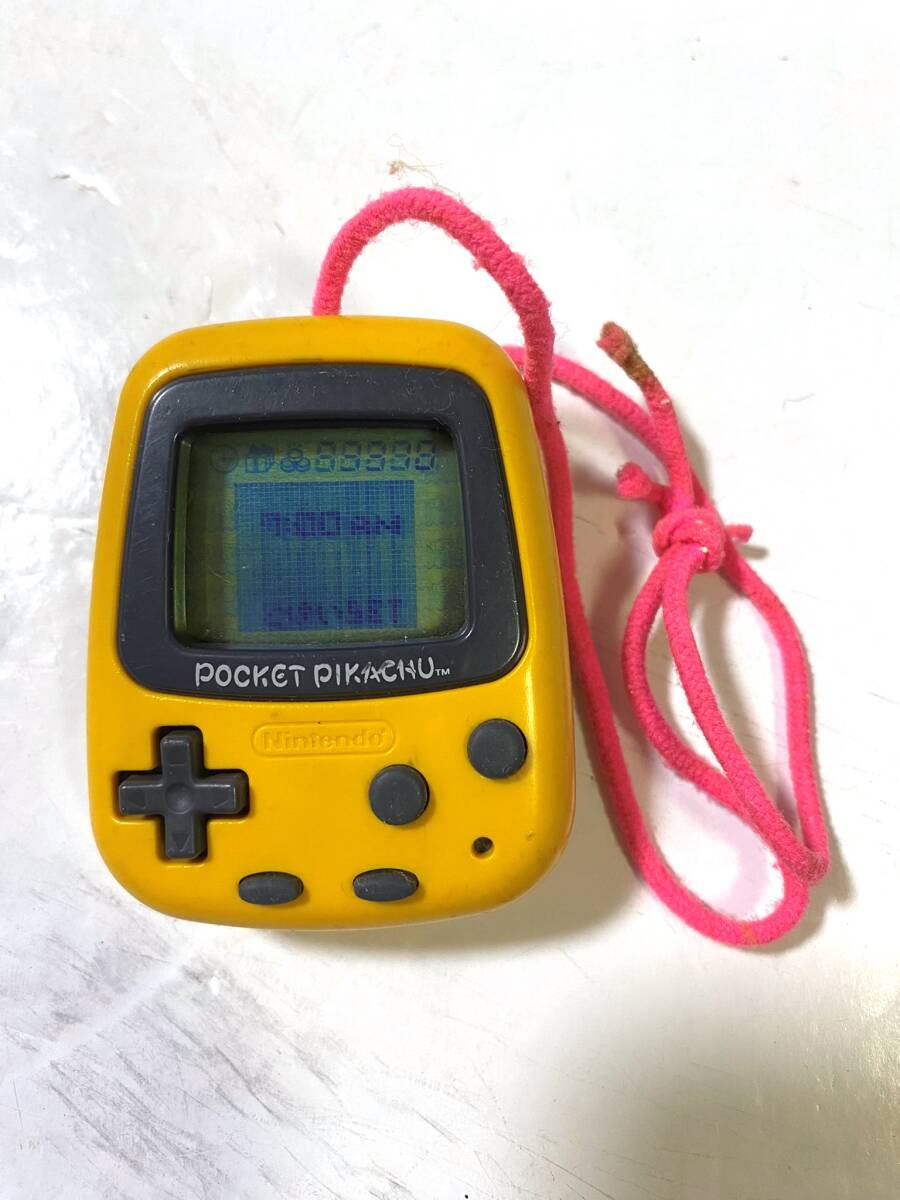 1998年 Nintendo POCKET PIKACHU 任天堂 ポケットピカチュウ ポケモン ピカチュウ ポケットモンスター 万歩計 歩数計/携帯 ゲーム/NL_画像6