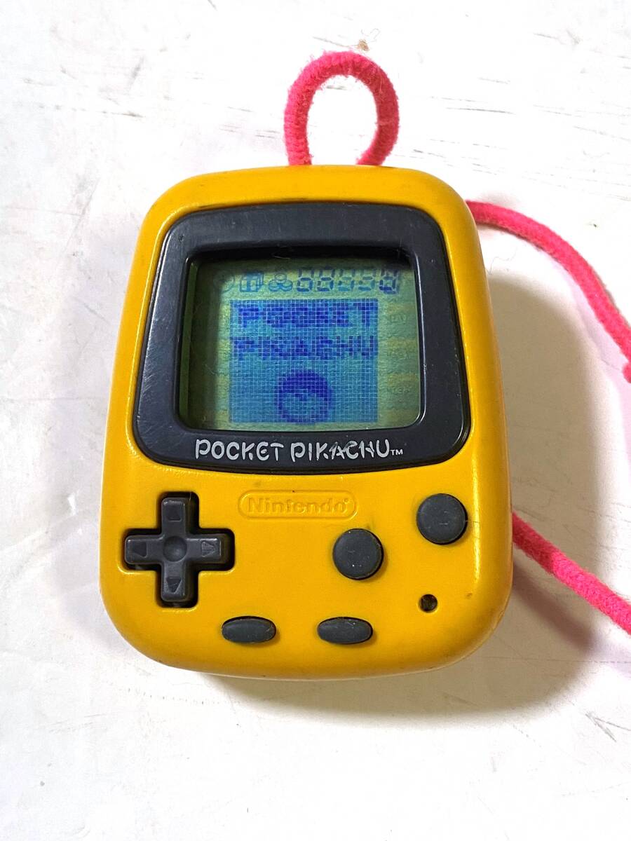 1998年 Nintendo POCKET PIKACHU 任天堂 ポケットピカチュウ ポケモン ピカチュウ ポケットモンスター 万歩計 歩数計/携帯 ゲーム/NL_画像7