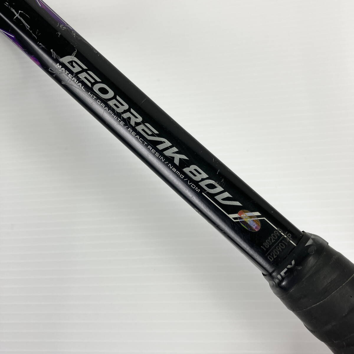 2402601-035 YONEX ヨネックス 軟式用 ソフトテニス ラケット GEOBREAK 80V ジオブレイク ケース付_画像2