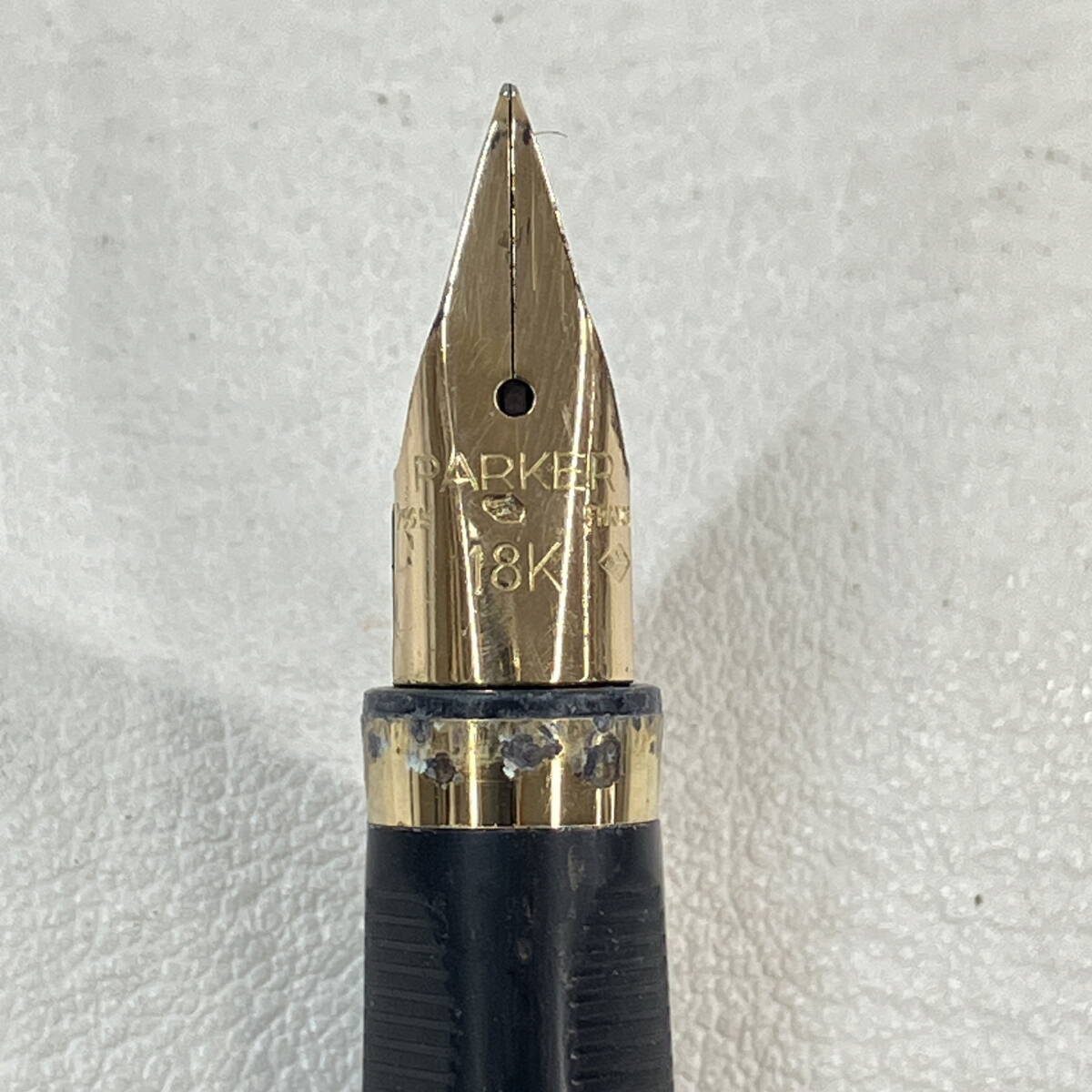 2401XXX-005 MONTBLANC モンブラン 万年筆 No.24/PARKER ペン先18K 万年筆等 万年筆・ボールペン おまとめ_画像9