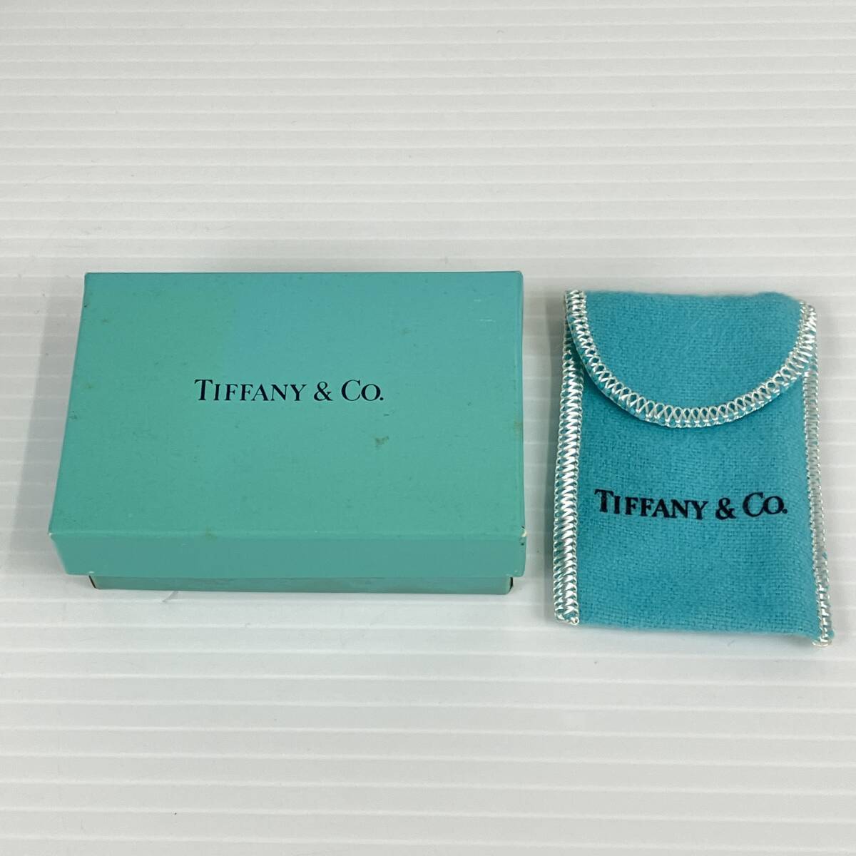 2403602-023 TIFFANY&Co. ティファニー トリプルハートネックレス 重量約3.6g 全長約46cm 箱付_画像8