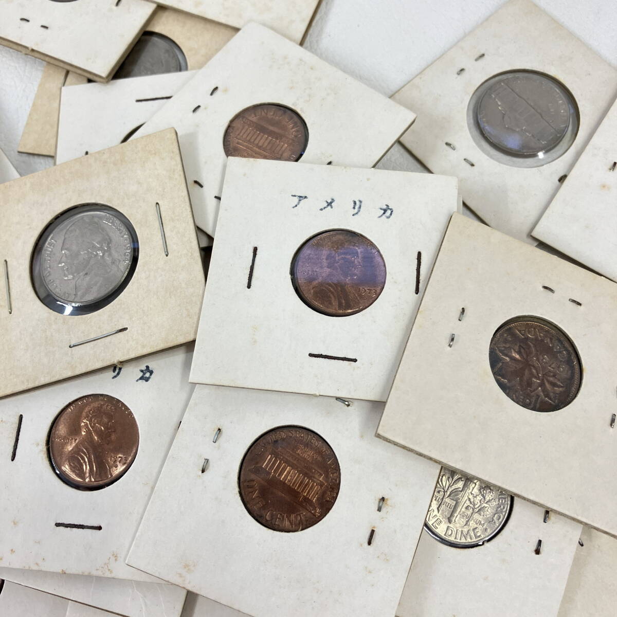 2403604-016 外国古銭 硬貨 オーストラリア ニュージーランド アメリカ他 コインホルダー入 総重量約6kg 大量まとめの画像7