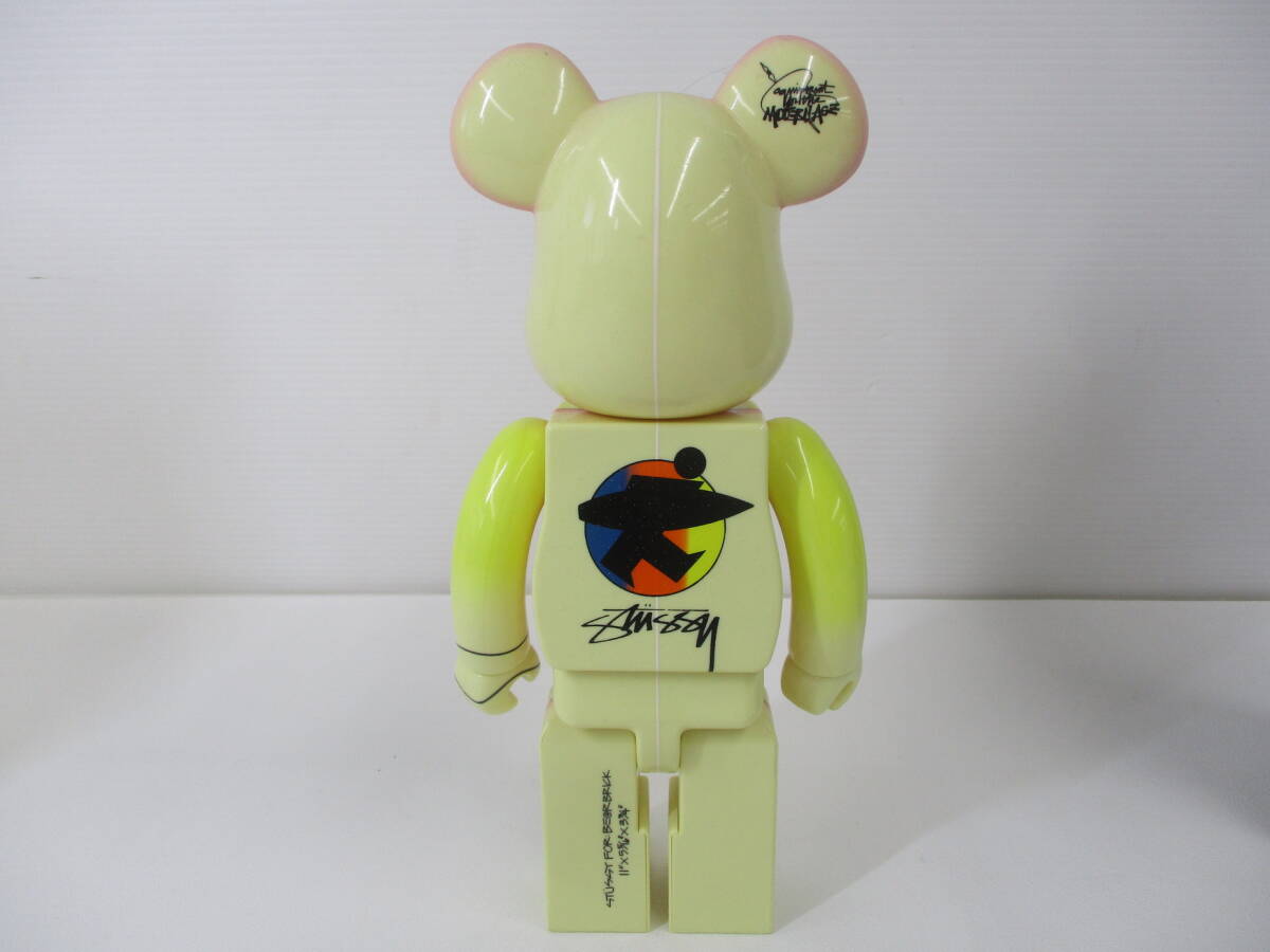 2403605-025 BE@RBRICK ベアブリック ステューシー ワールドワイドツアー2 400% 箱付_画像2