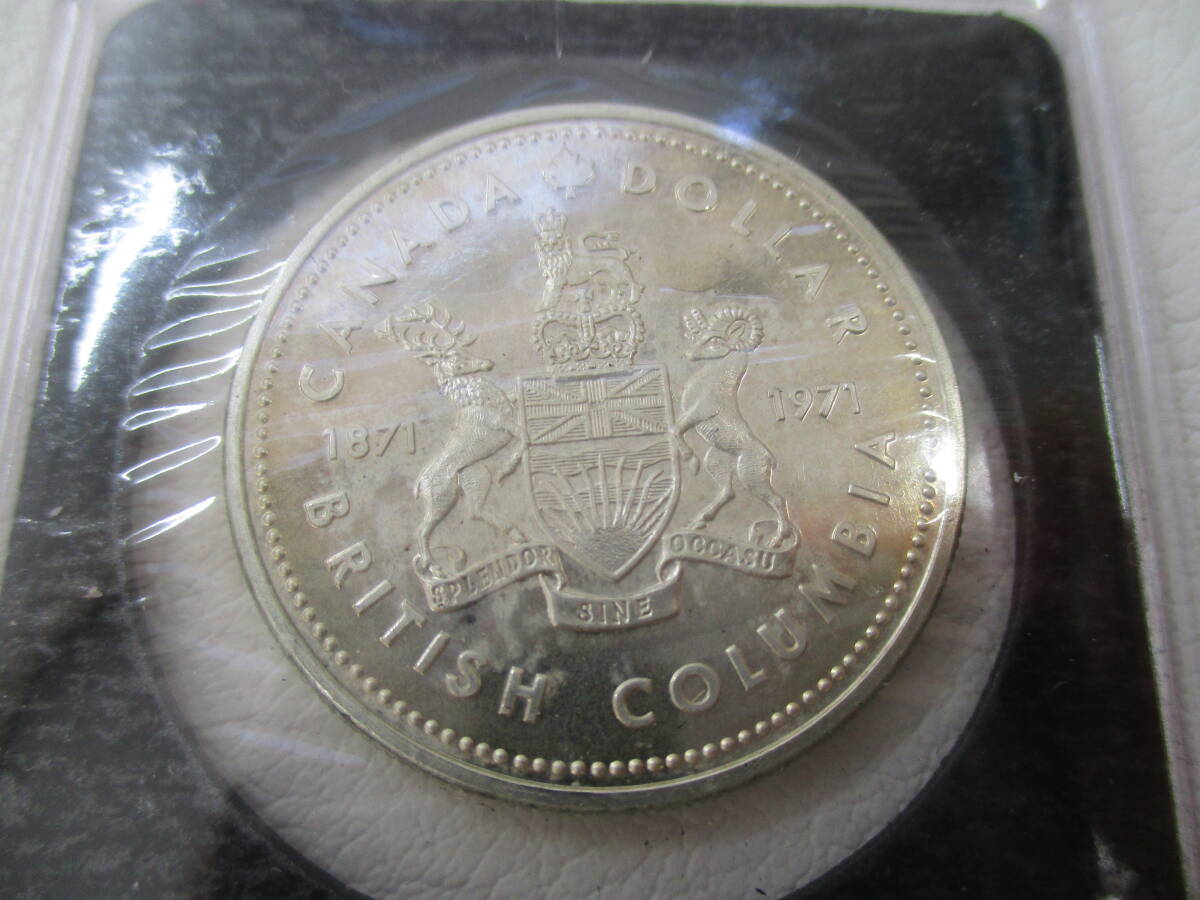 2403024-021 外貨 銀貨 1986 バンクーバー 100周年記念 1ドル/1979 グリフォン号記念 1ドル 等 記念硬貨 計3点_画像3