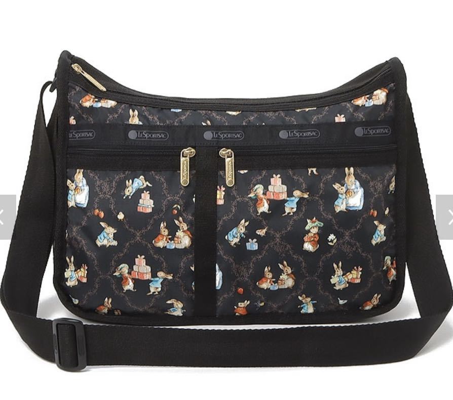 新品 レスポートサック LeSportsac 7507 Deluxe Everyday Bag U230 ハッピーバースデーピーター_画像1