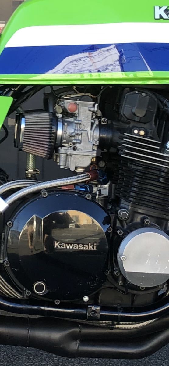 Z1000R2 外し ミクニ TM36  K&Nパワフィル付 Z系 J系 GSなどにも？ Φ３６ MIKUNI 加速ポンプ付の画像10