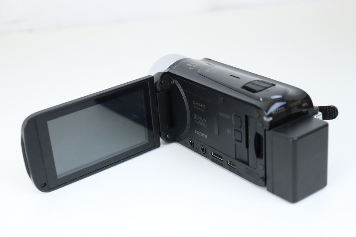 Canon iVIS HF R42 キャノン HD Wifi デジタルビデオカメラ ブラックカラー 2013年製 撮影機器 本体のみ 003IPIIB83_画像2