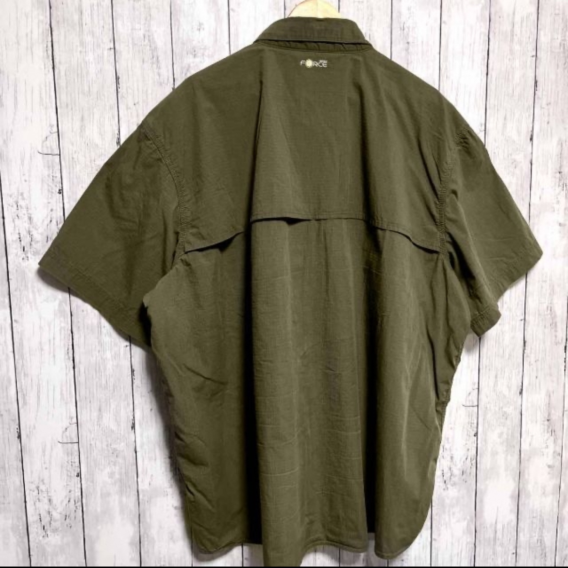 カーハート Carhartt Force 半袖シャツ ワークシャツ メンズ ワンポイント 4XLサイズ 3‐328の画像8