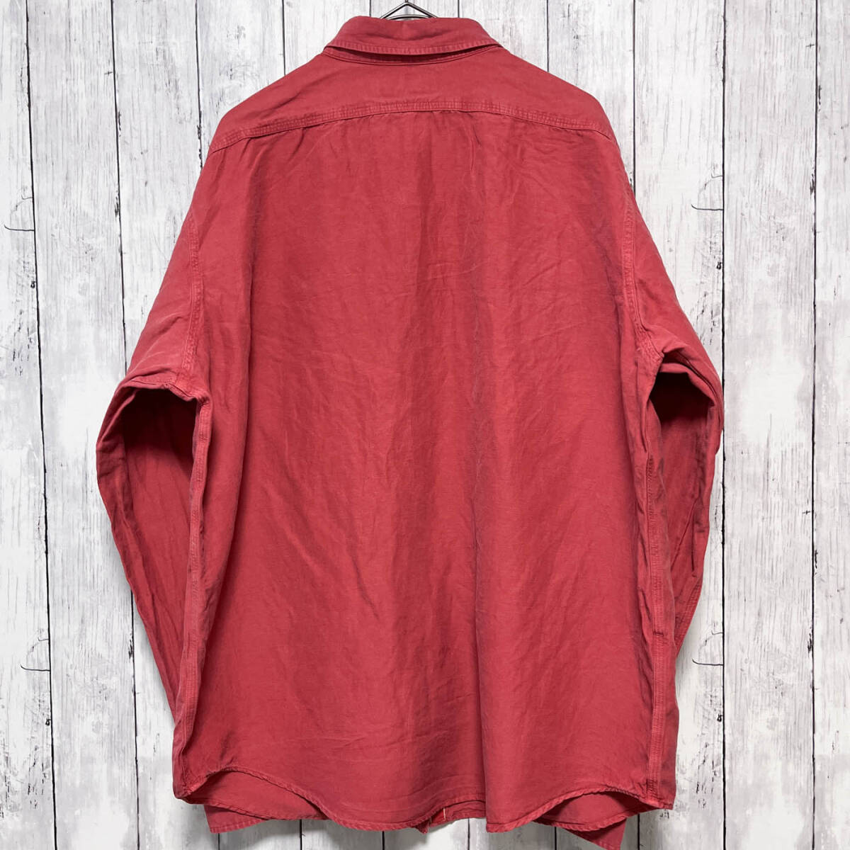 Polo Ralph Lauren リネンシルク長袖シャツ M ワークシャツ ラルフローレン Ralph Lauren ワークシャツ 長袖シャツ メンズ