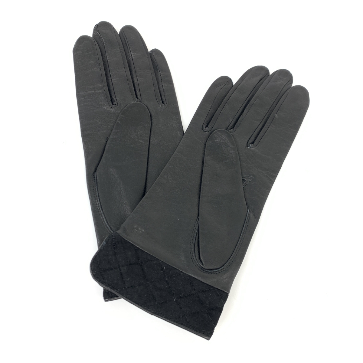 新品同様◆HANAE MORI ハナエモリ 手袋 ◆ ブラック 羊革 レディース glove グローブ 服飾小物_画像2