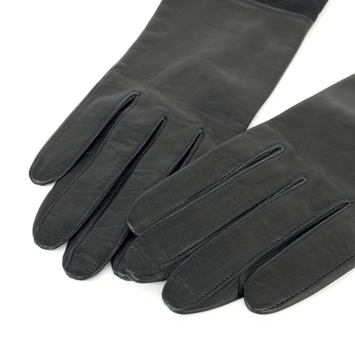 新品同様◆HANAE MORI ハナエモリ 手袋 ◆ ブラック 羊革 レディース glove グローブ 服飾小物_画像3