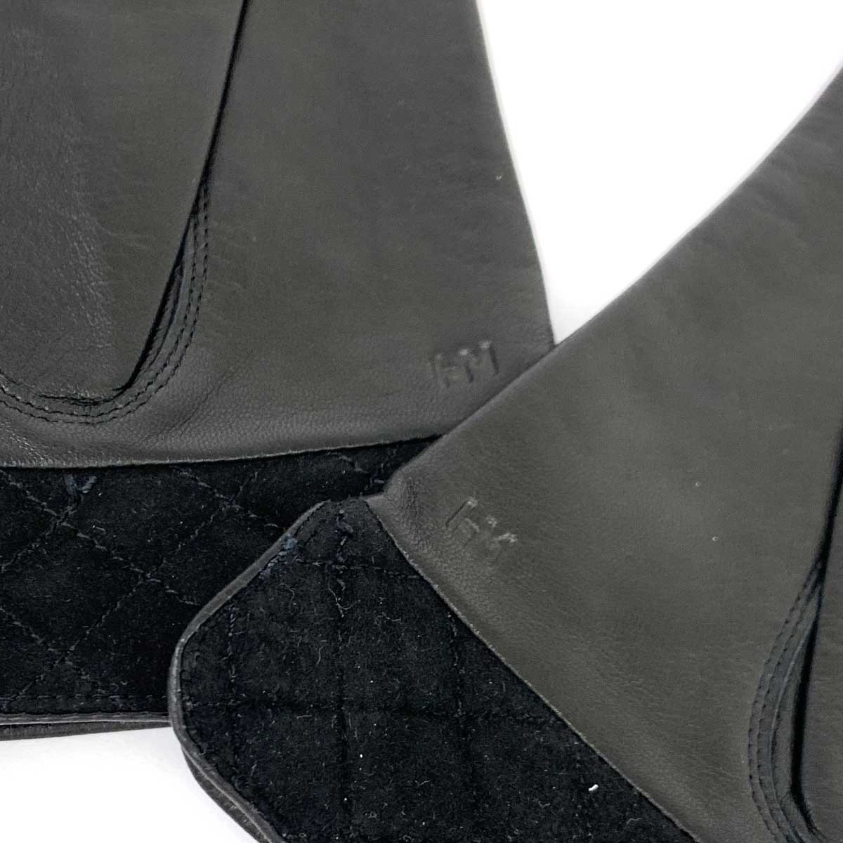 新品同様◆HANAE MORI ハナエモリ 手袋 ◆ ブラック 羊革 レディース glove グローブ 服飾小物_画像5