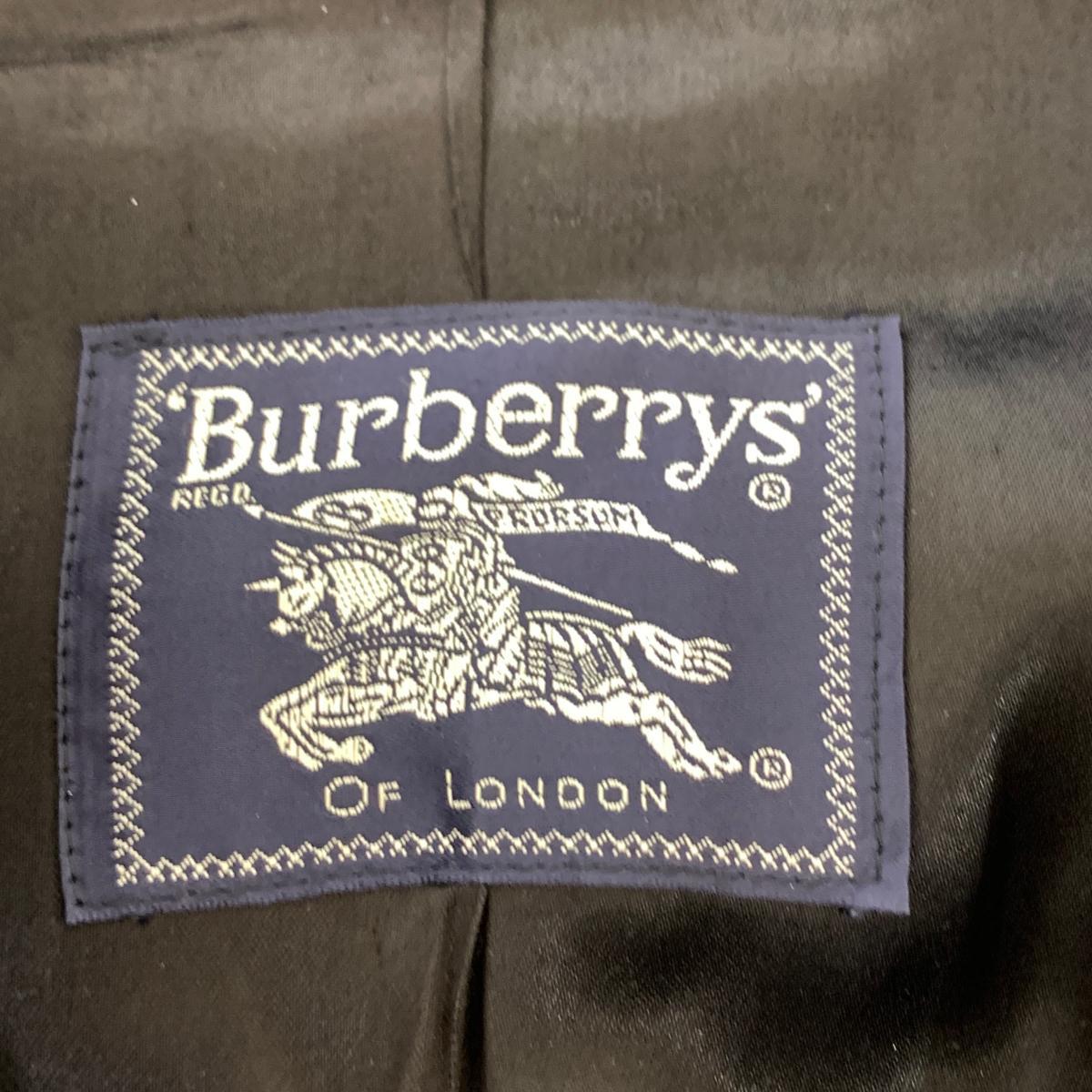 ヴィンテージ品◆Burberry's バーバリーズ バルマカーンコート ◆ グレー ウール メンズ チェック アウター KO1014_画像4