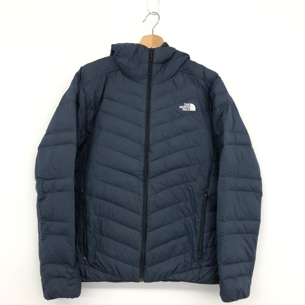 ◆THE NORTH FACE ザノースフェイス ダウンジャケット L◆NY81401 ネイビー メンズ アウター THUNDER HOODIE