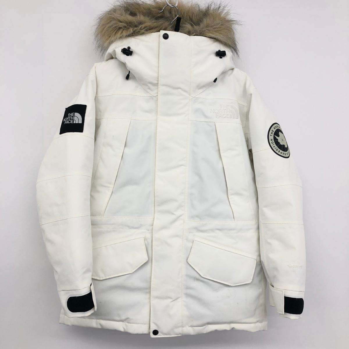 ◆THE NORTH FACE ザノースフェイス ダウンジャケット S◆ND92239 ホワイト メンズ アウター UNDYD ANTARCTICA PARKA ゴアテックス