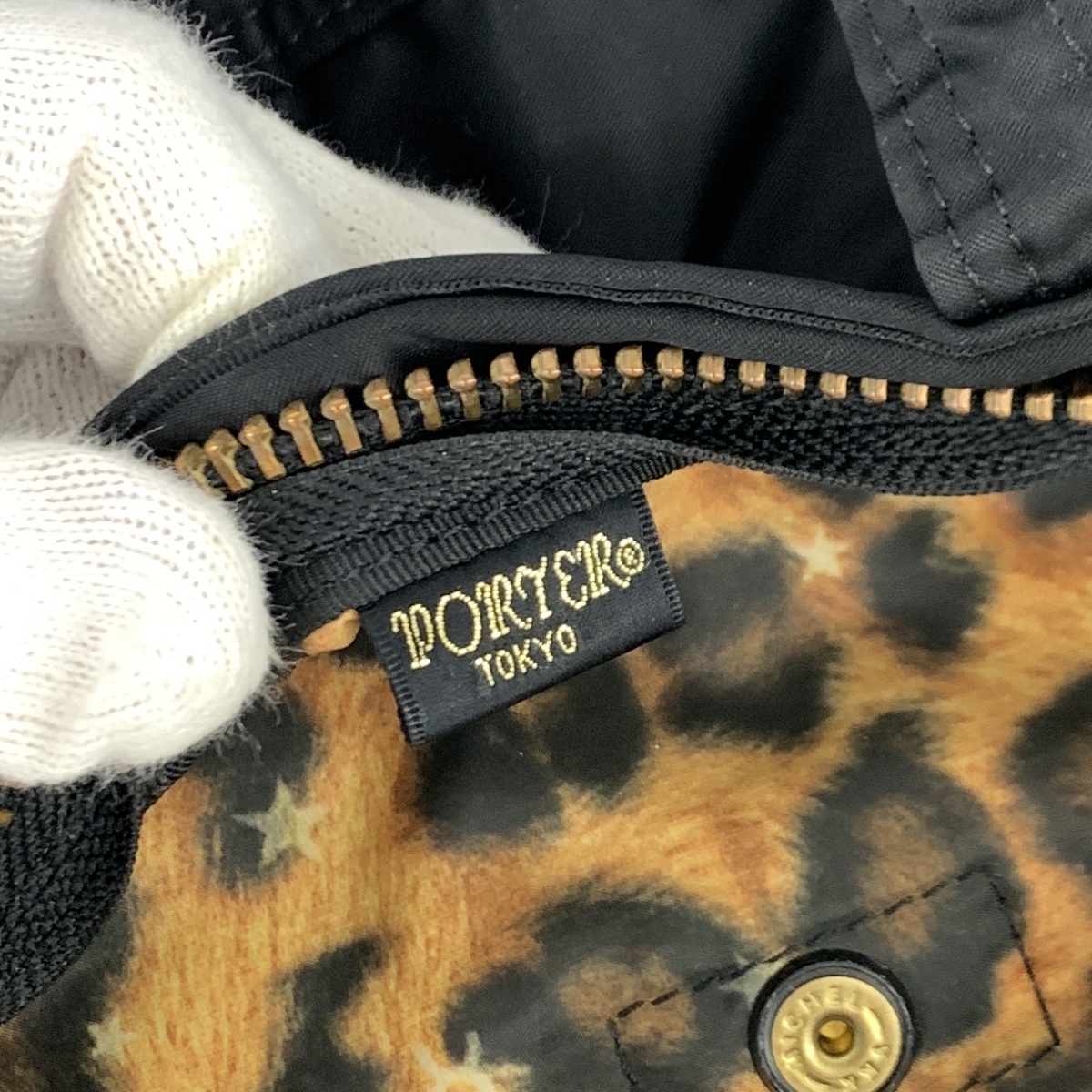 ◆PORTER× X-girl ポーター×エックスガール 2WAYバッグ◆ ブラック ナイロン ボストン型 レディース ハンド ショルダー bag 鞄_画像6