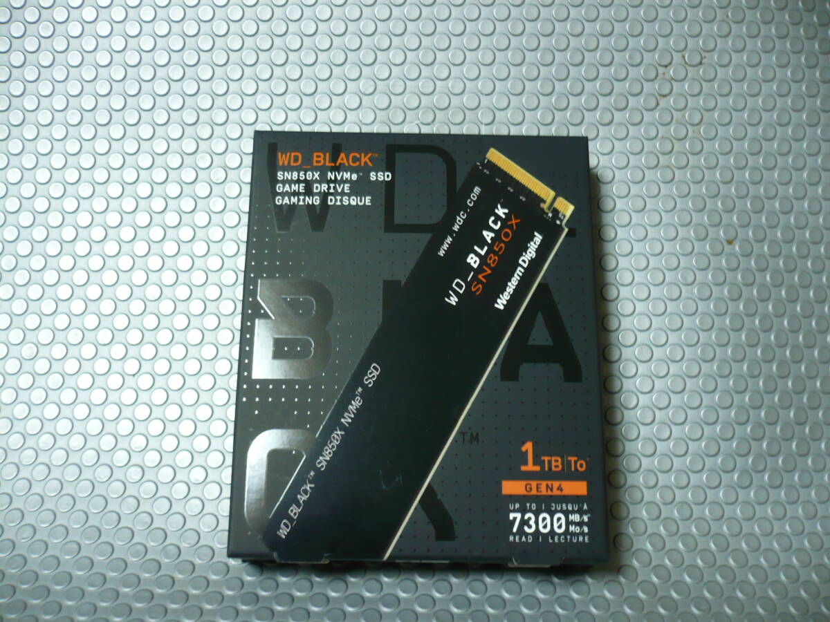 ★新品未使用★Western Digital SSD WD BLACK SN850X M.2 ヒートシンク搭載 1TB 【送料無料】_画像1