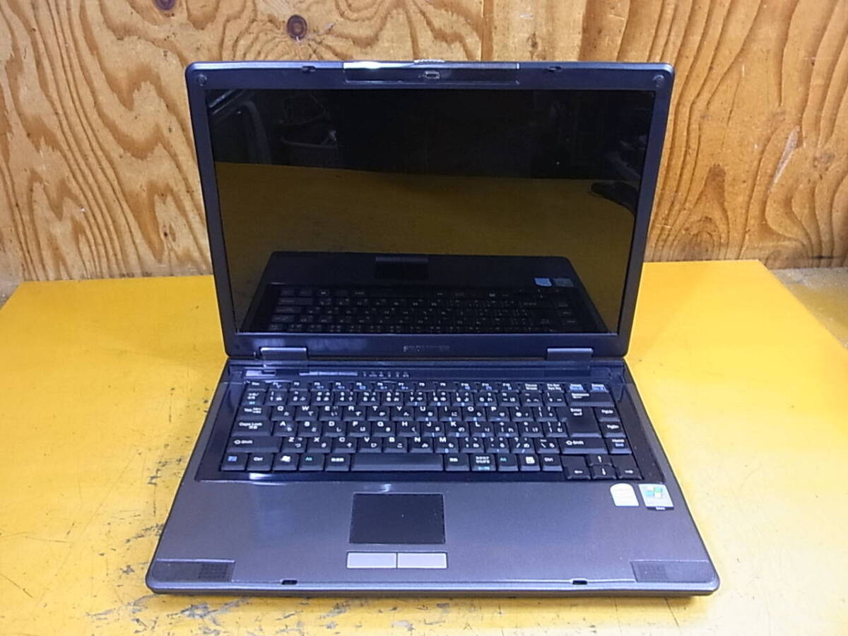 □Cb/424☆フロンティア FRONTIER☆15.4型ノートパソコン☆8515☆CeleronM 550 2.0GHz☆メモリ/HDD/OS/バッテリーなし☆動(dòng)作不明☆ジャンク