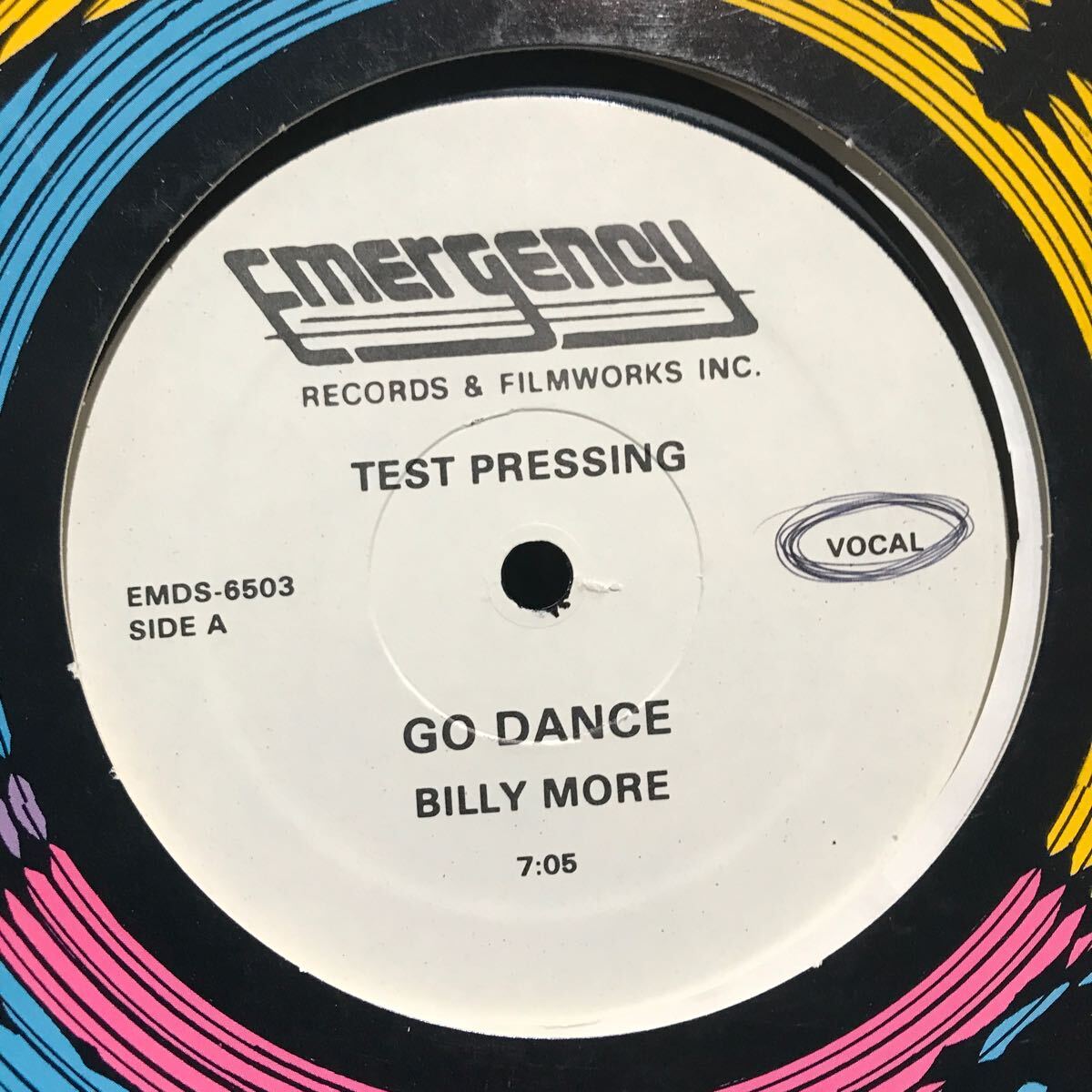 Billy More / Go Dance test press盤_画像2