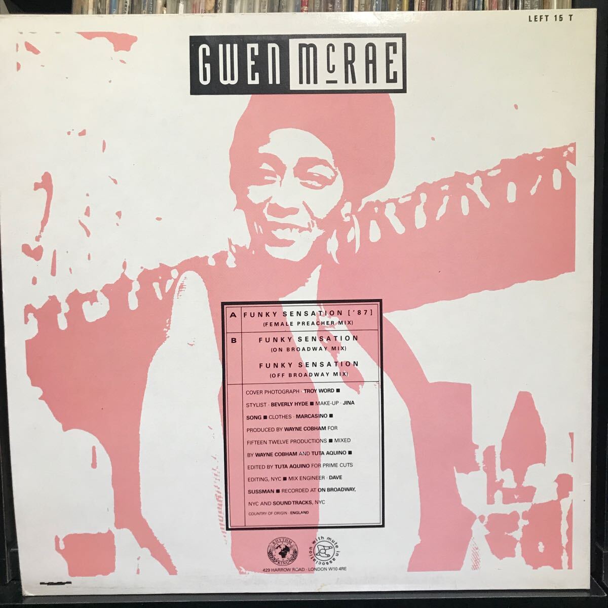 Gwen McRae / Funky Sensation '87 England盤_画像2
