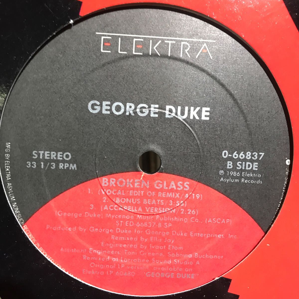 George Duke / Broken Glass US盤_画像3