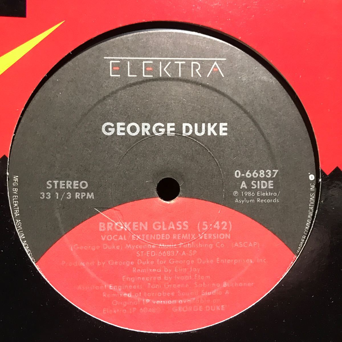 George Duke / Broken Glass US盤_画像2