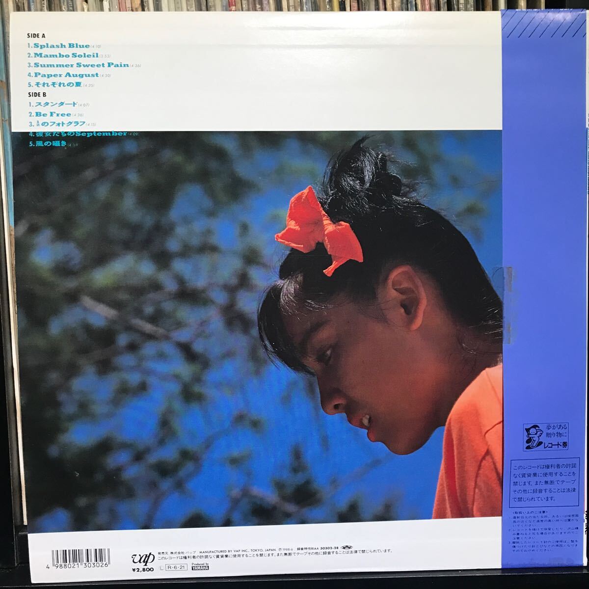  Morikawa Miho / 1/2 Contrast записано в Японии LP
