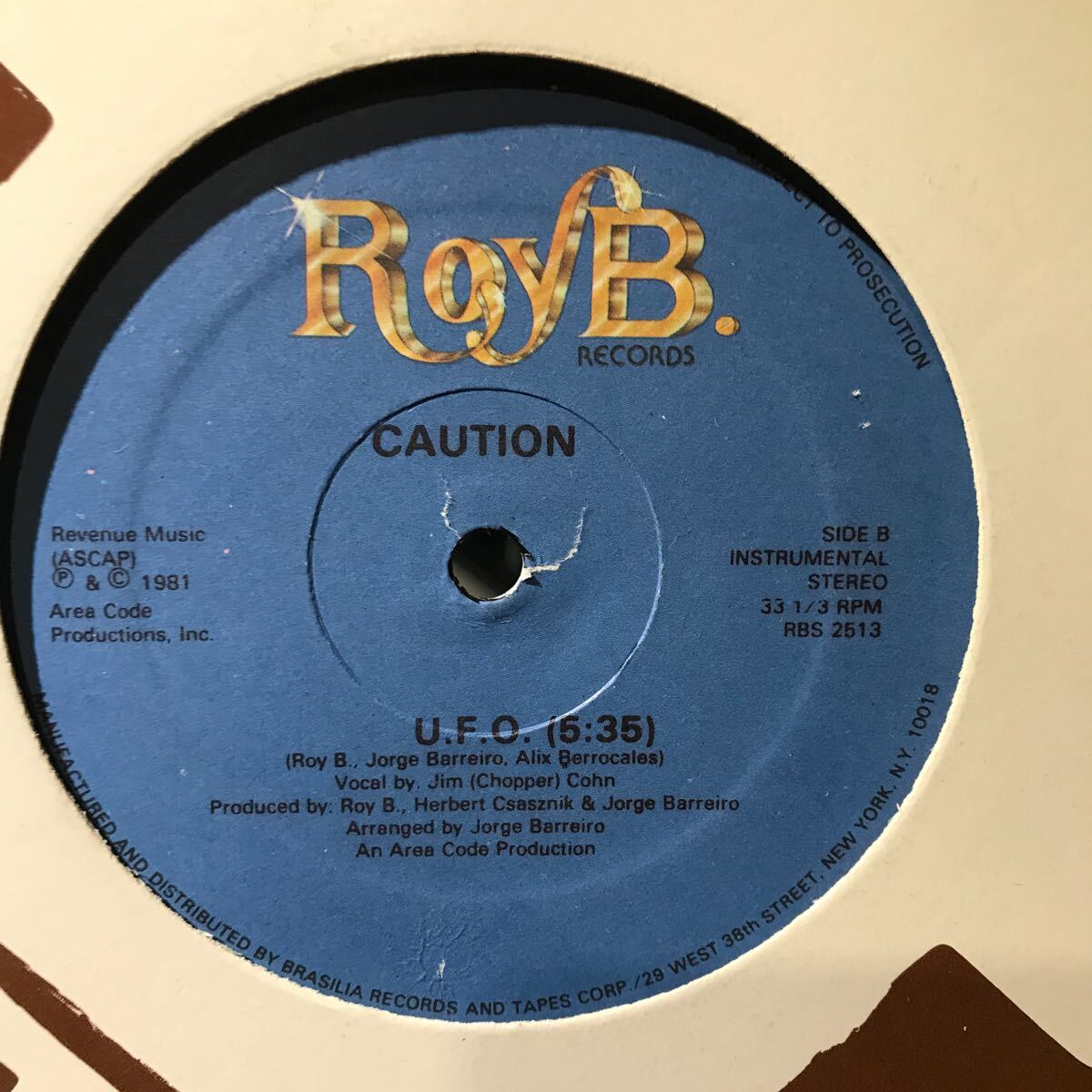 Caution / U.F.O. US盤_画像3