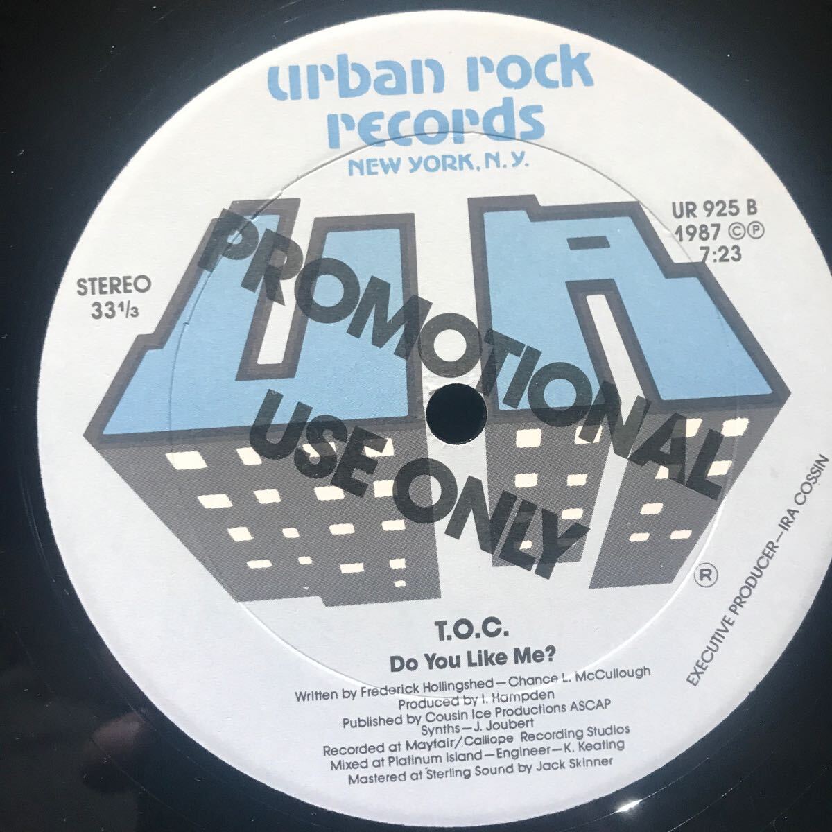 T.O.C. / Get Funky Now USプロモ盤_画像2