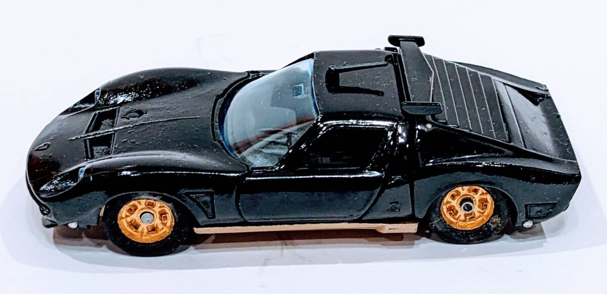 【当時物】サクラのスーパーカー　ランボルギーニ・イオタ　黒　箱付き　1/43　日本製_画像3