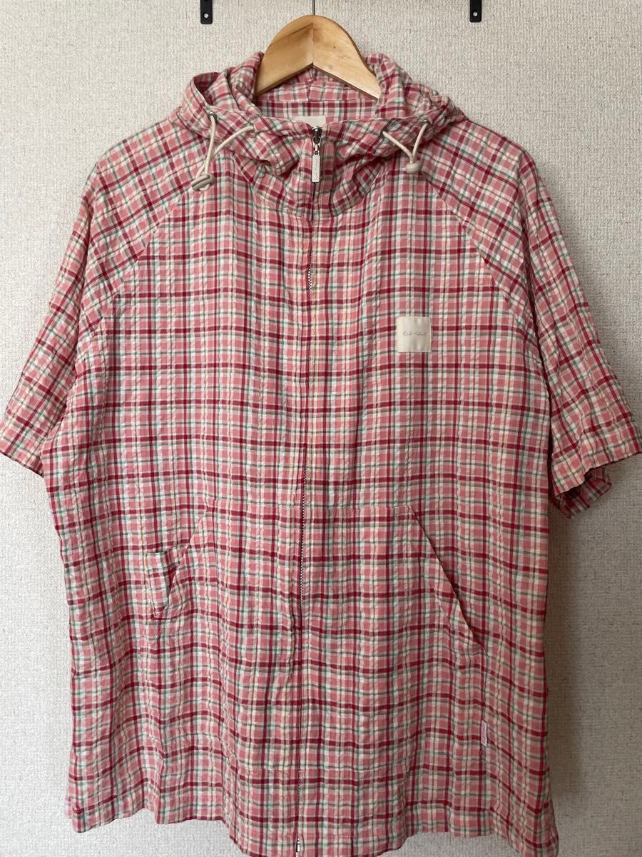 ピンクハウス /インゲボルグ フード付きロゴパーカーシャツ