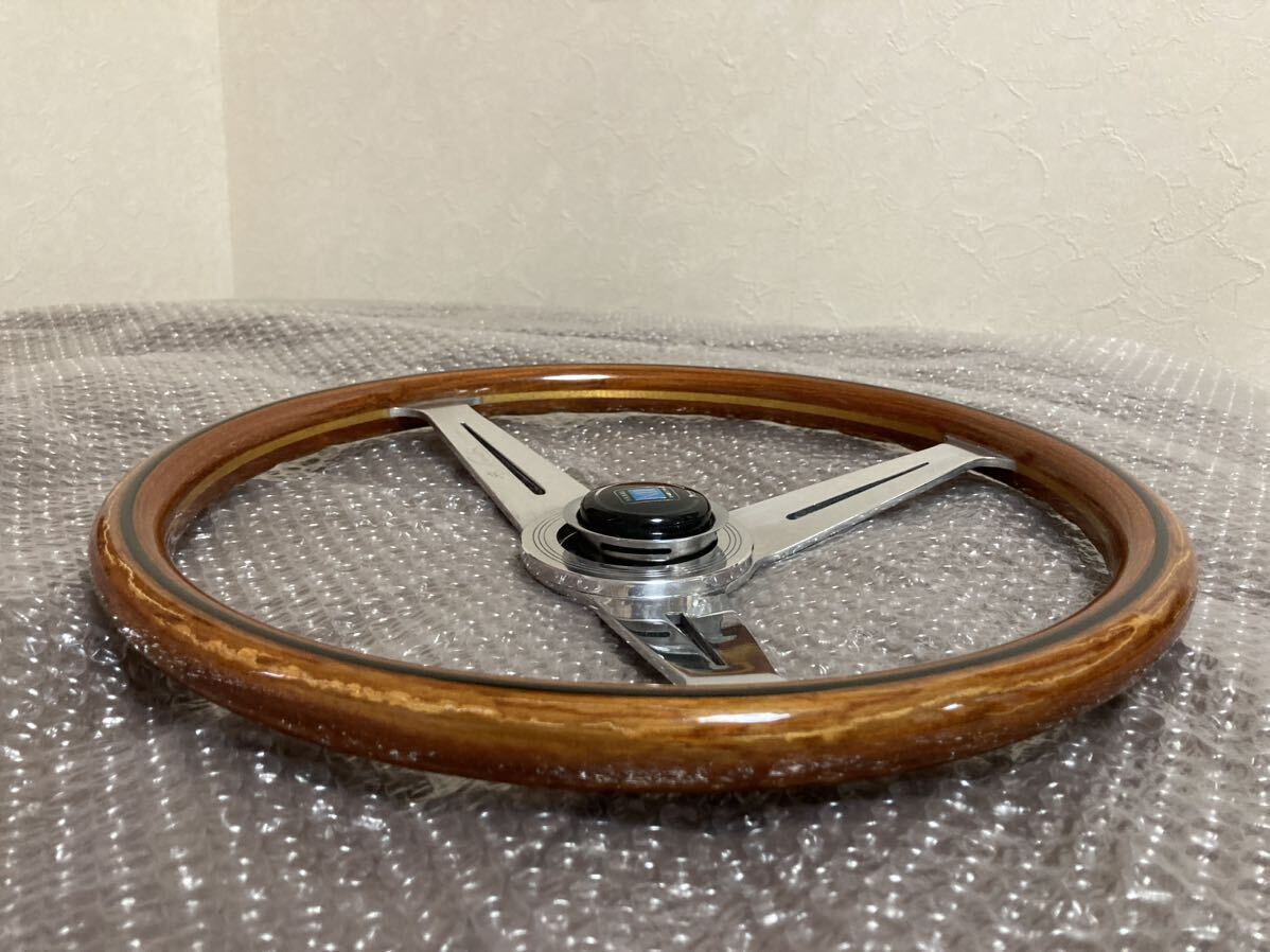  Nardi NARDI Classic 36φ wooden steering wheel old car that time thing 33 36 38 39 Jimny Land Cruiser Roadster 