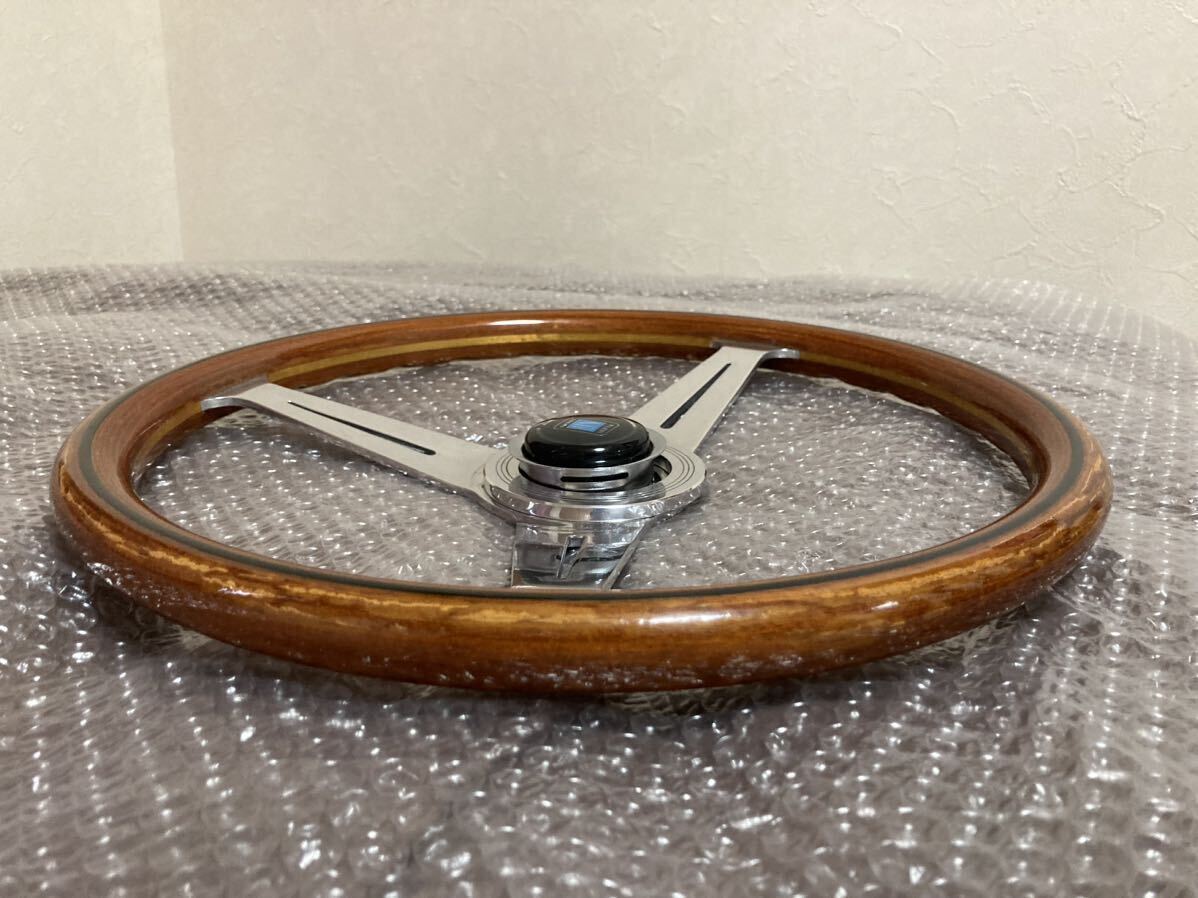  Nardi NARDI Classic 36φ wooden steering wheel old car that time thing 33 36 38 39 Jimny Land Cruiser Roadster 