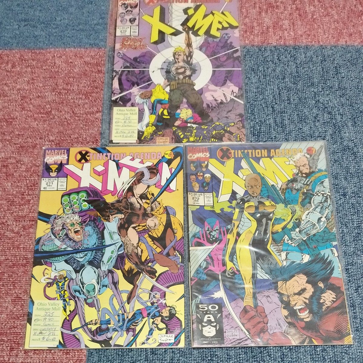 X-MEN 3冊セット  アメコミ　(古書)