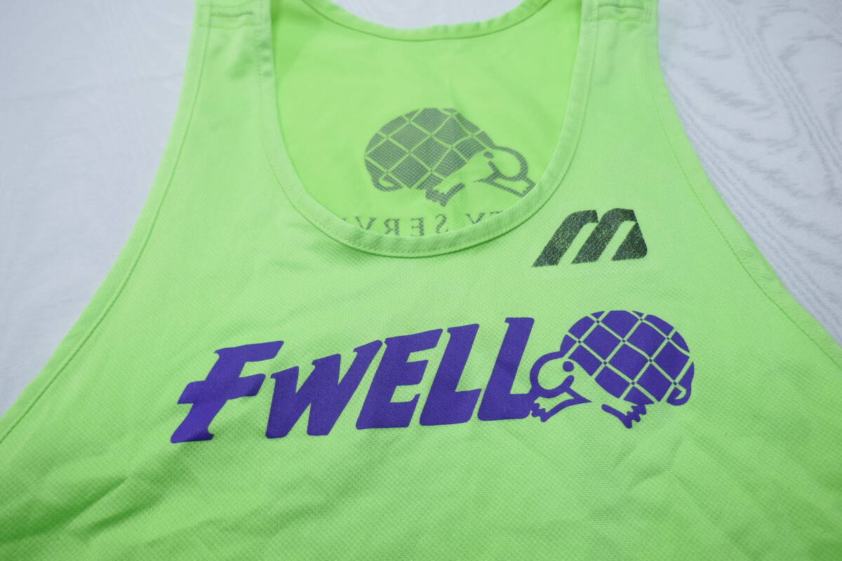 FWELL NIFTY SERVE　男子　レーシングシャツ シングレット＆レーシングパンツ　サイズL　セット 上下　(検 陸上 マラソン_画像3