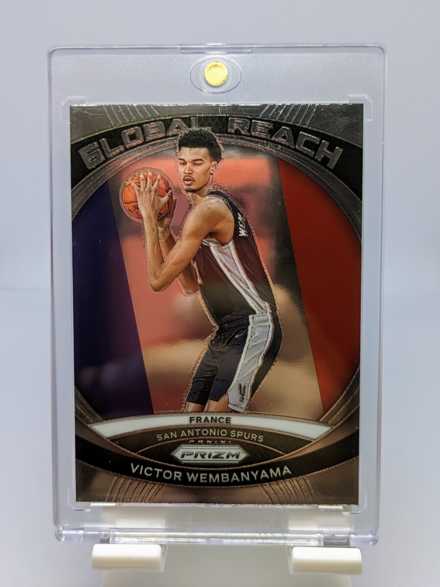 【1円スタート】2023-24 Panini Prizm - Victor Wembanyama RC Rookie Global Reach Insert / Spurs ウェンビー ウェンバンヤマ_画像1