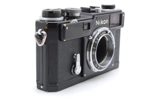 [AB- Exc] Nikon S3 Original Olympic Black Paint 35mm Film Camera From JAPAN 8776_画像3