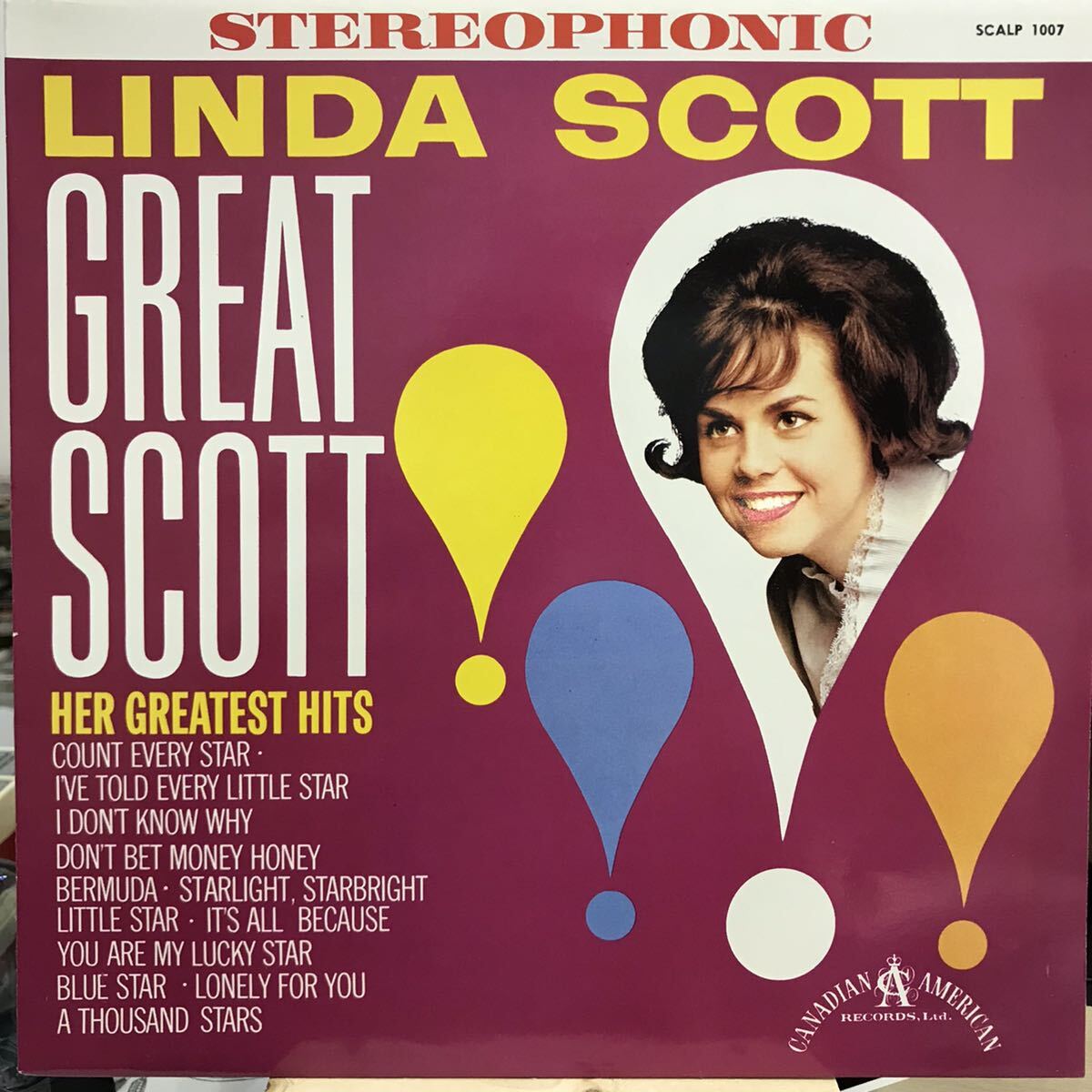 即決 LP Linda Scott / Great Scott!: Her Greatest Hits / Reissue ( I've Told Every Little Star 星に語れば_画像1